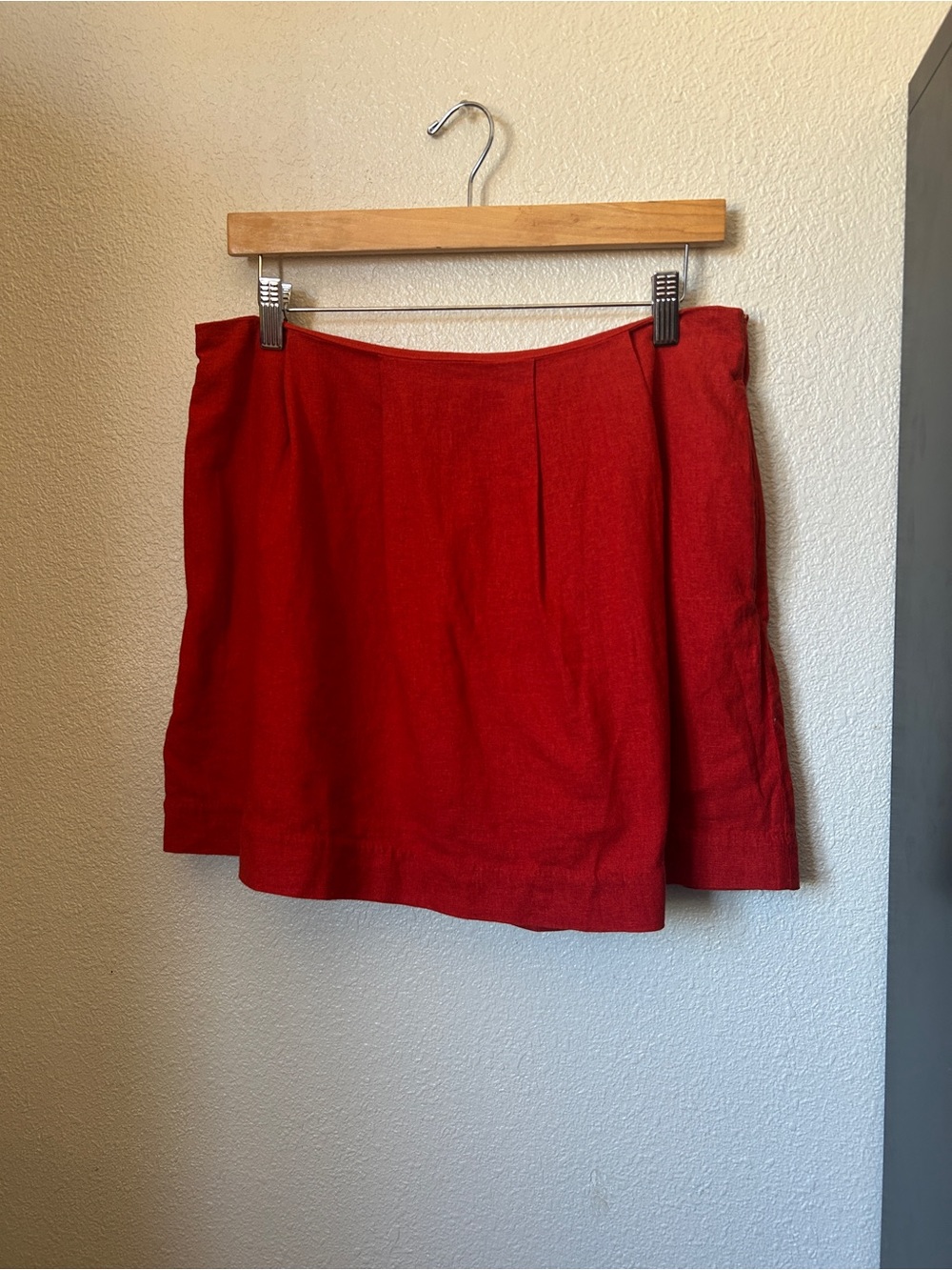 Banana Republic Red Mini Skirt